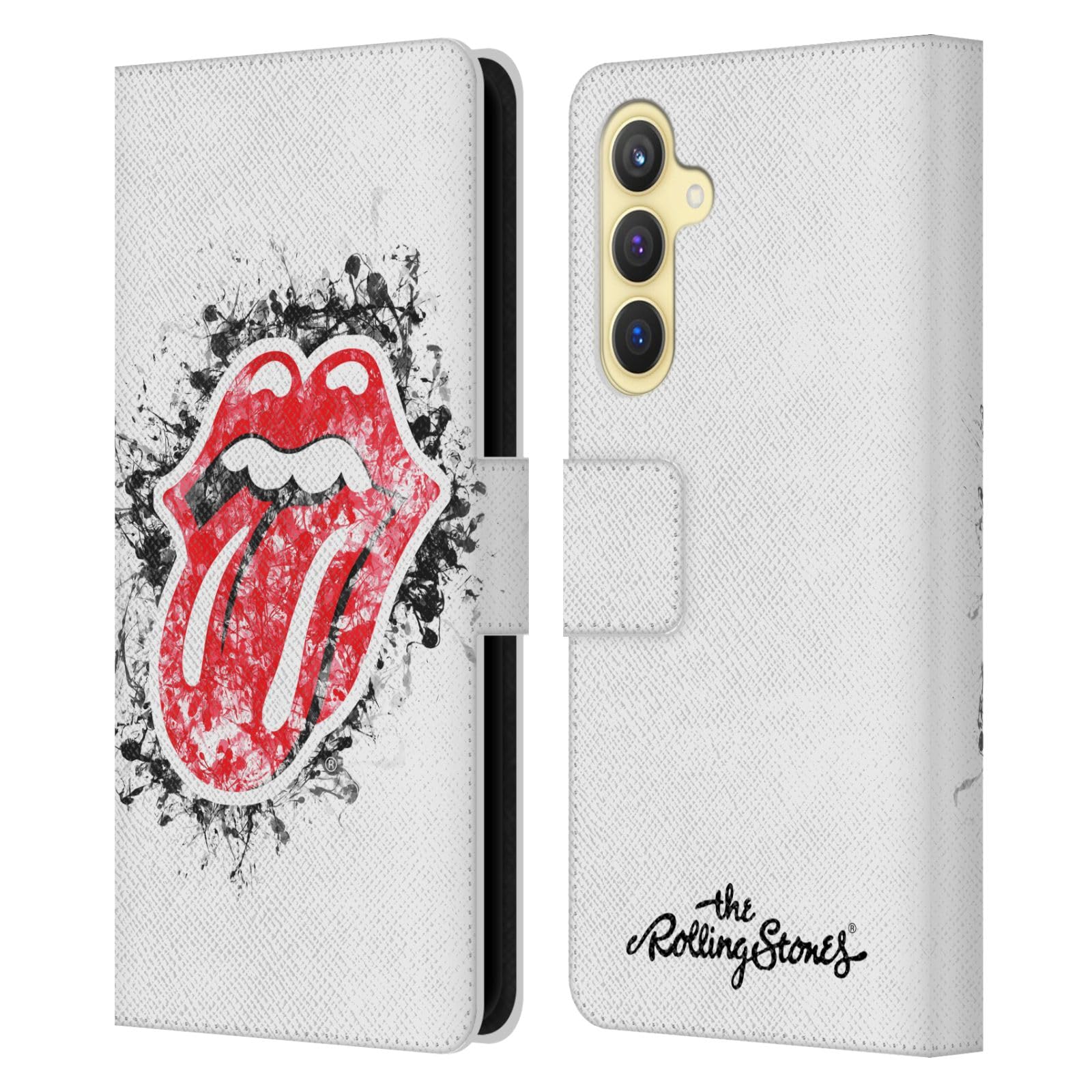 Carcasa Samsung Galaxy S23 FE 5G de cuero con diseño de The Rolling Stones 7