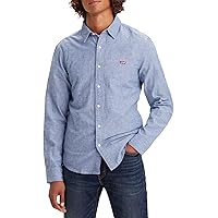 Levi's LS Battery HM Shirt Slim Maglietta, Navy Peony