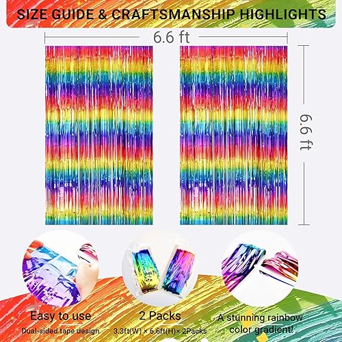 Miniatura 6 de Cortina de flecos de papel de oropel plateado para decoración de fondo de fiesta para graduación, cumpleaños, boda, compromiso, novia, baby shower,