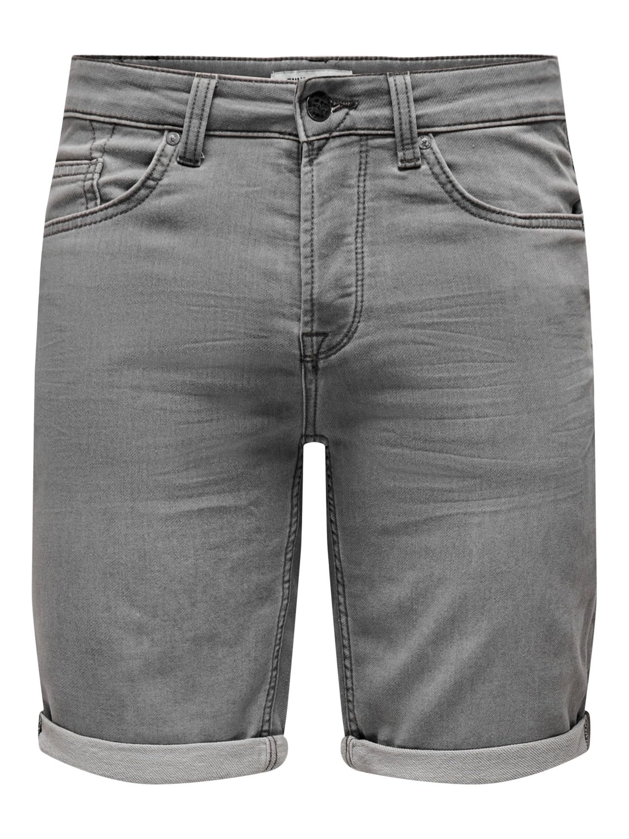 Herren O&S Denim Capri Jeans Shorts 3/4 Bermuda Pants Sommer Hose Kurze Freizeit Trousers ONSPLY