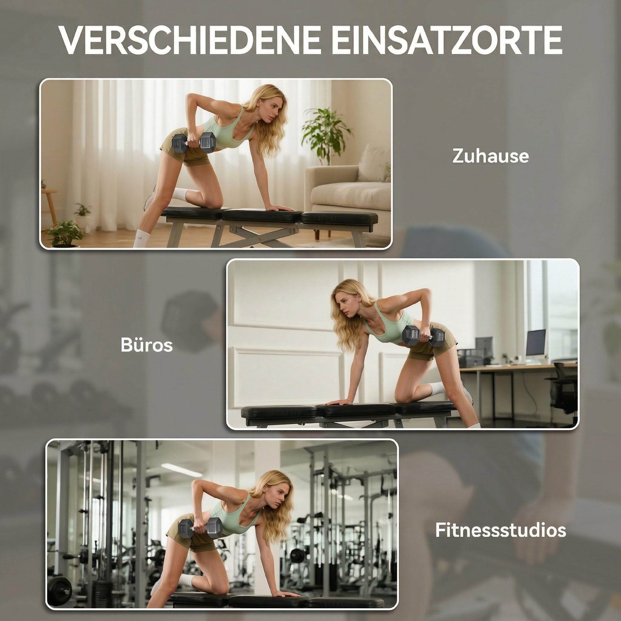 HOMCOM Hexagon Hanteln, 2er Set Hanteln mit gerändeltem Griff, Kurzhantelset aus Gusseisen, 4/5/6/8/10/12,5/15/17,5/20 Kg, Kurzhanteln für Männer Frauen, Zuhause, Fitnessstudio, Krafttraining
