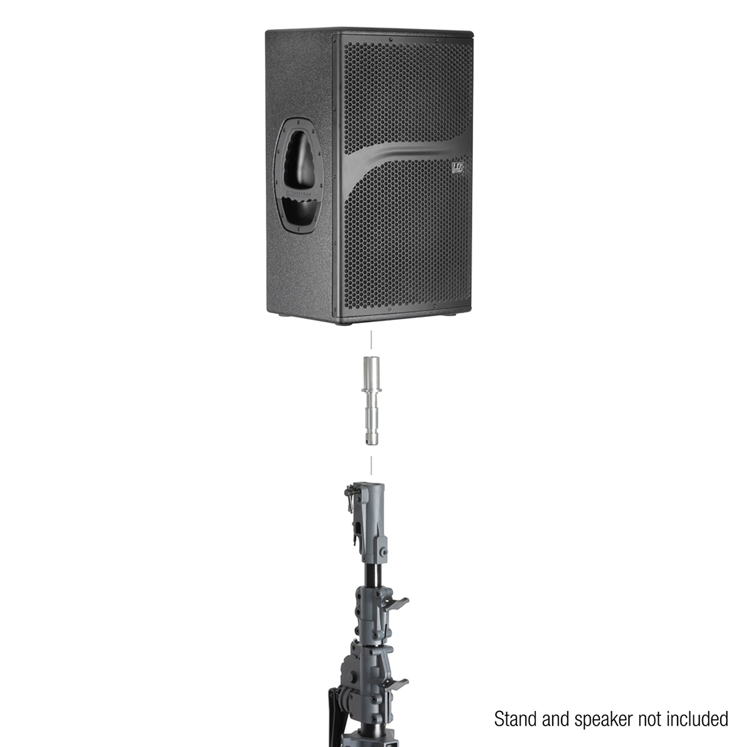 Adam Hall Stands SLS 36 TV 28 - Adaptador 28 mm (Adaptador de Mástil) à 35 mm