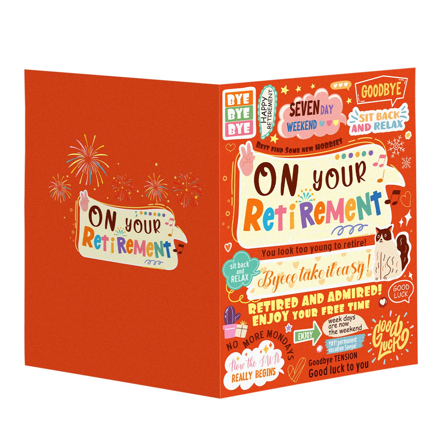 Large Retirement Card, 15.75x10.63in Giant Jumbo Retirement Farewell Greeting Card for Signing with Envelope Heartwarming Big Going Away Leaving Gift