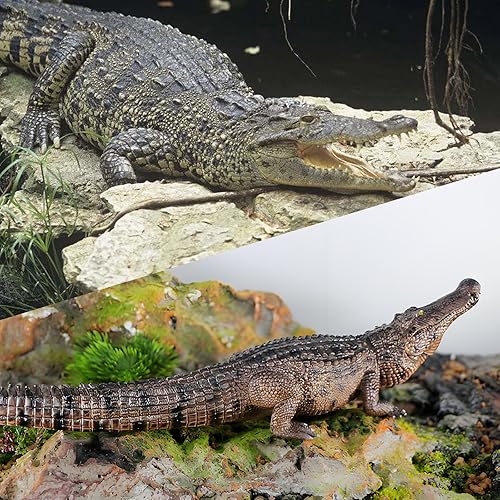 Miniatura 10 de EOIVSH Mosasaurus - Juguete grande de Mosasaurio gigante de pretector oceánico, mordiendo un pterosaurio, monstruo marino prehistórico, figura