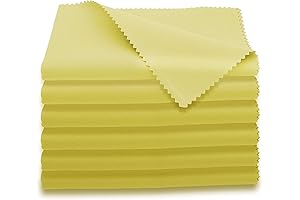 Trumpet Cleaning Cloth by HCIS [6-Pack] - Plush Microfiber Polishing Cloths [12"...