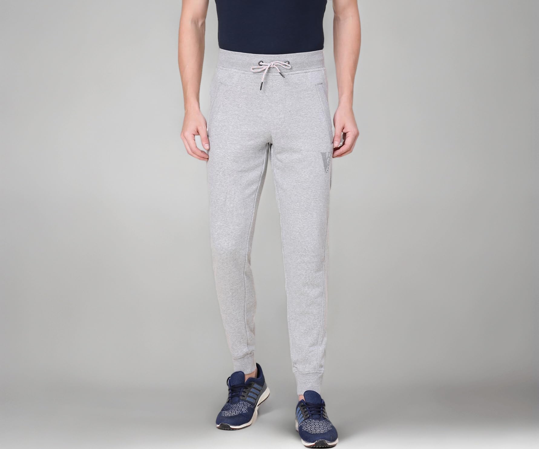 Menโs Track Pant - Jogger | Side Zipper Pockets |Mid-Rise| Comfort Fit | Cotton Terry Fabric for faster sweat absorption | Breathable & Casual | Easy Stain Release| Anti-static fabric | Activewear | Drawstrings | Style 50044