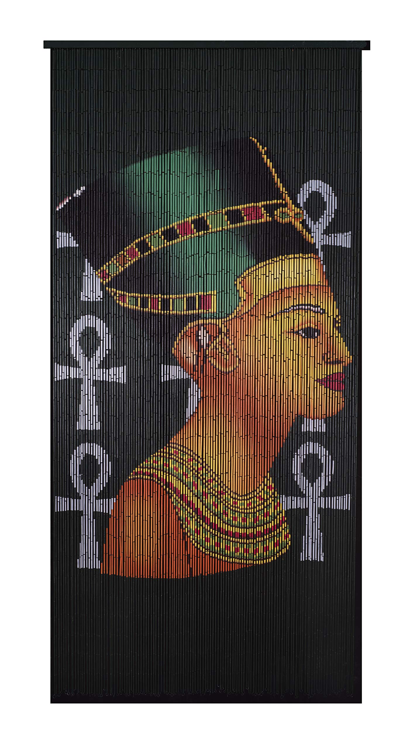 Beads of Paradise NYCBamboo Bead Curtain Hand Painted-Nefertiti