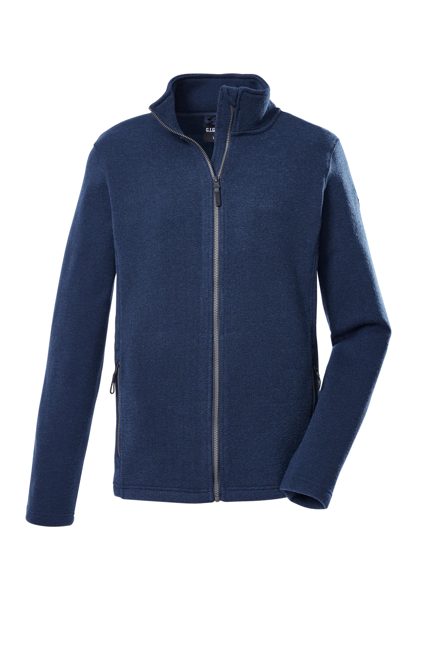 G.I.G.A. DX Herren Strickfleecejacke/Fleecejacke GW 81 MN KNTFLC JCKT, dunkel stahlblau, 4XL, 43544-000