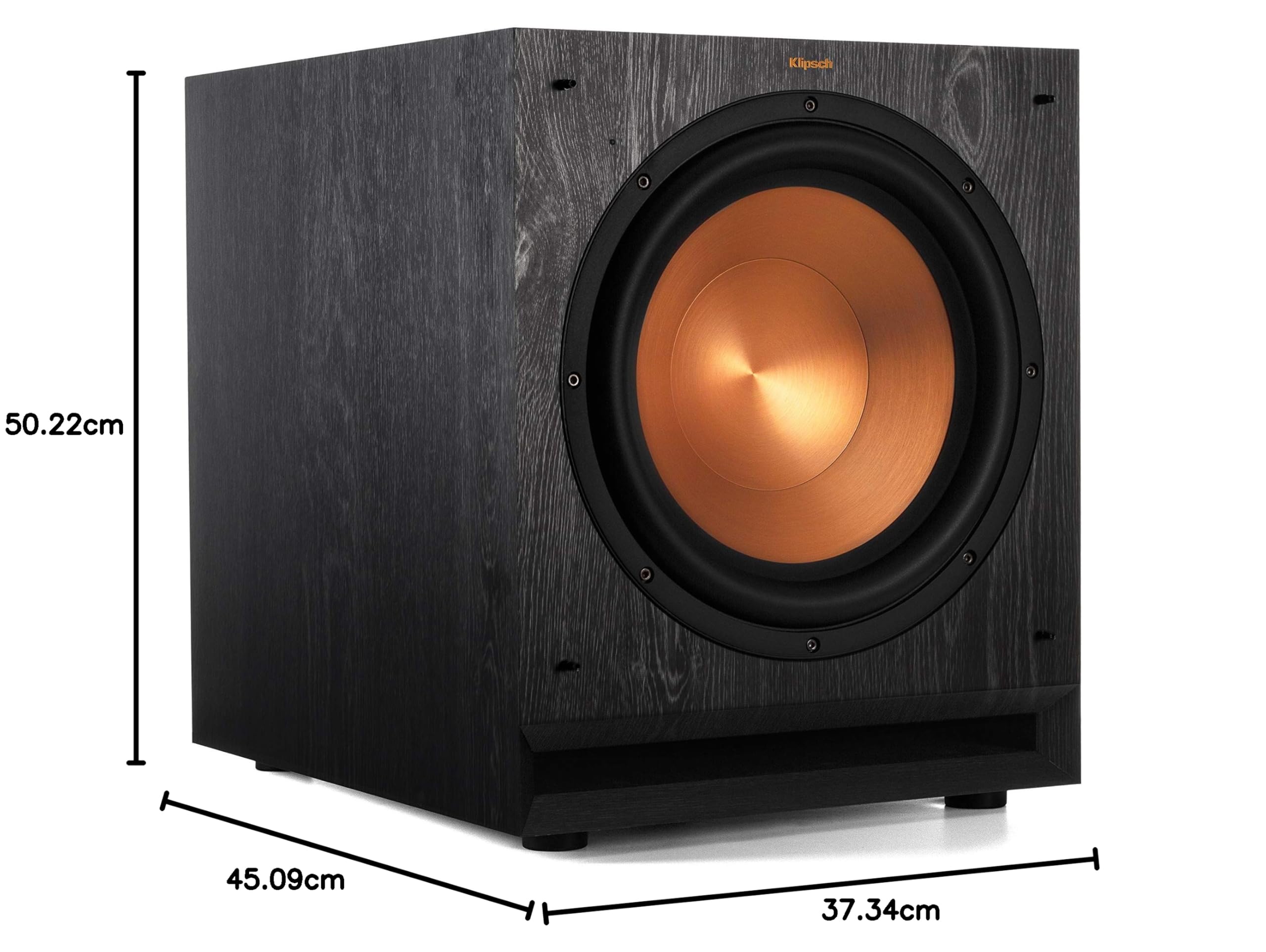 Klipsch SPL-120 Subwoofer mit Stromversorgung 30,5 cm (12 Zoll), Schwarz – Ansicht 9