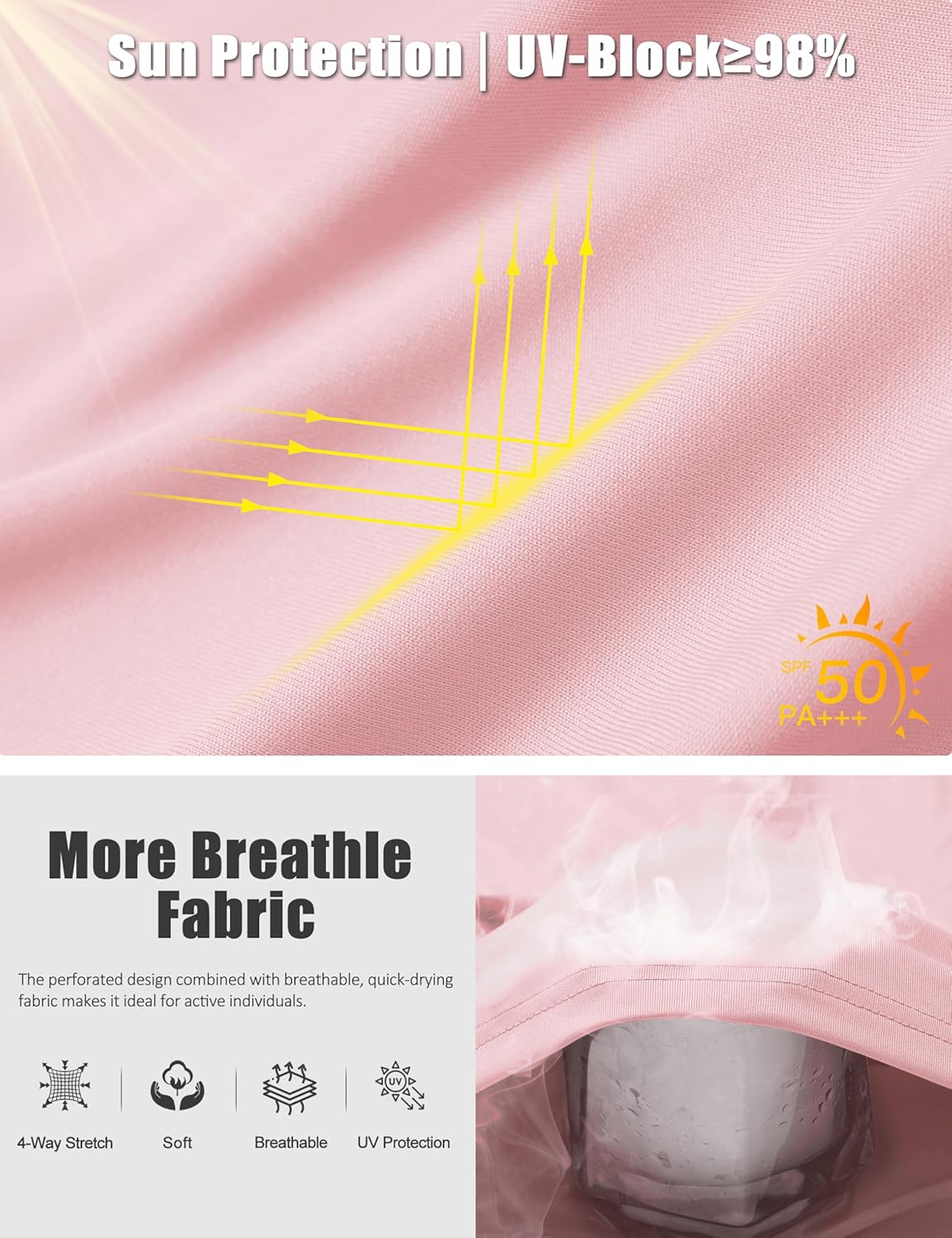 TACVASEN Mens Athletic Short Sleeve T-shirts Quick Dry Fit Workout Sun Protection Swim Shirts Running Rash Guard UPF50+ - Image 5