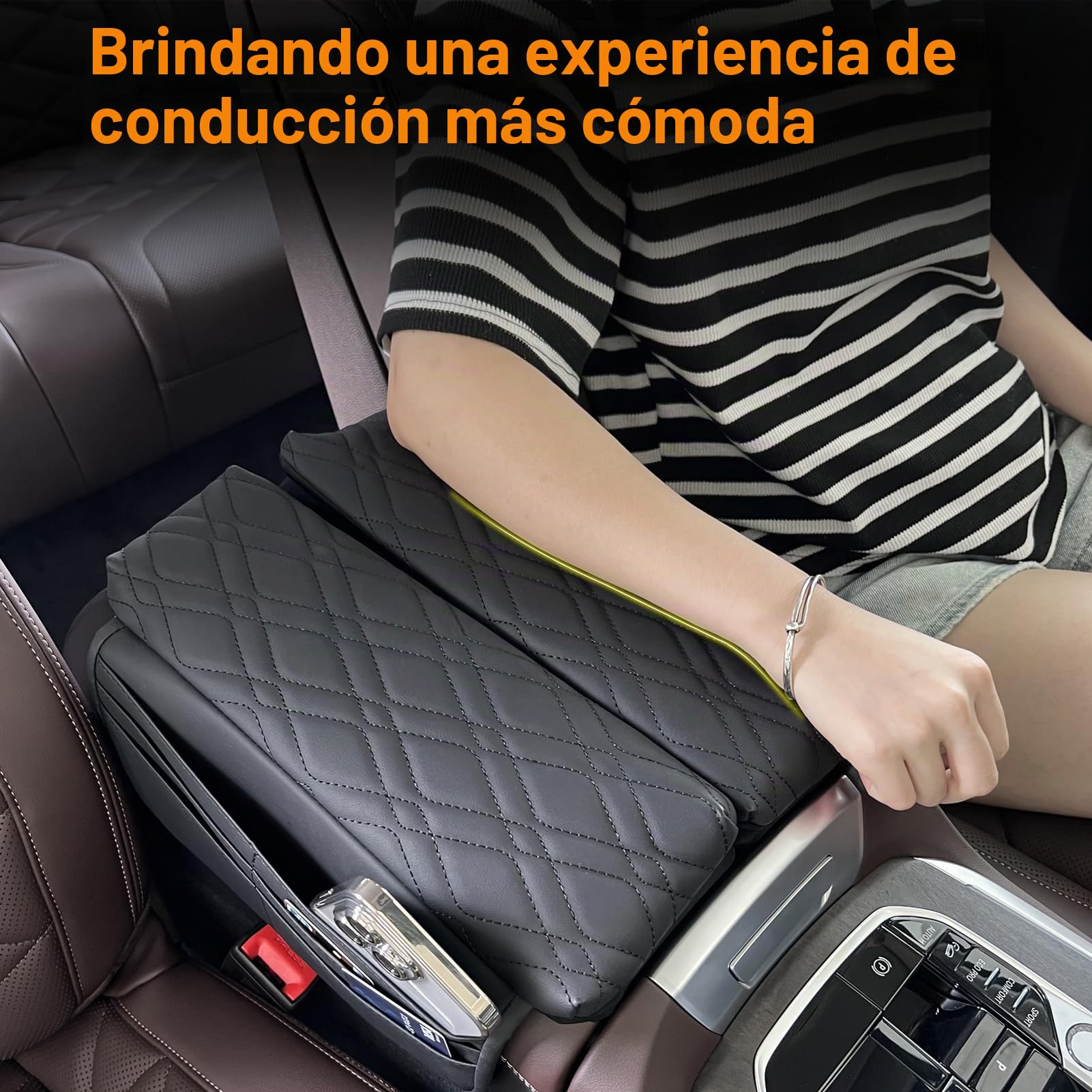 TTCR-II Fundas para Reposabrazos Compatible con BMW X5 G05 X6 G06 X7 G07