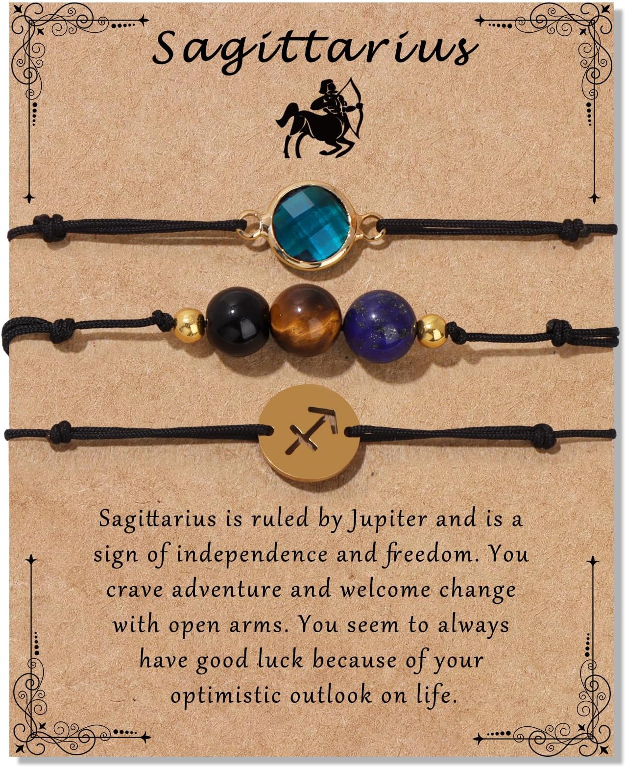 Zodiac Birthstone Bracelet for Women 8mm Natural Stone Bracelet Healing Crystals Jewelry Birthday Gift