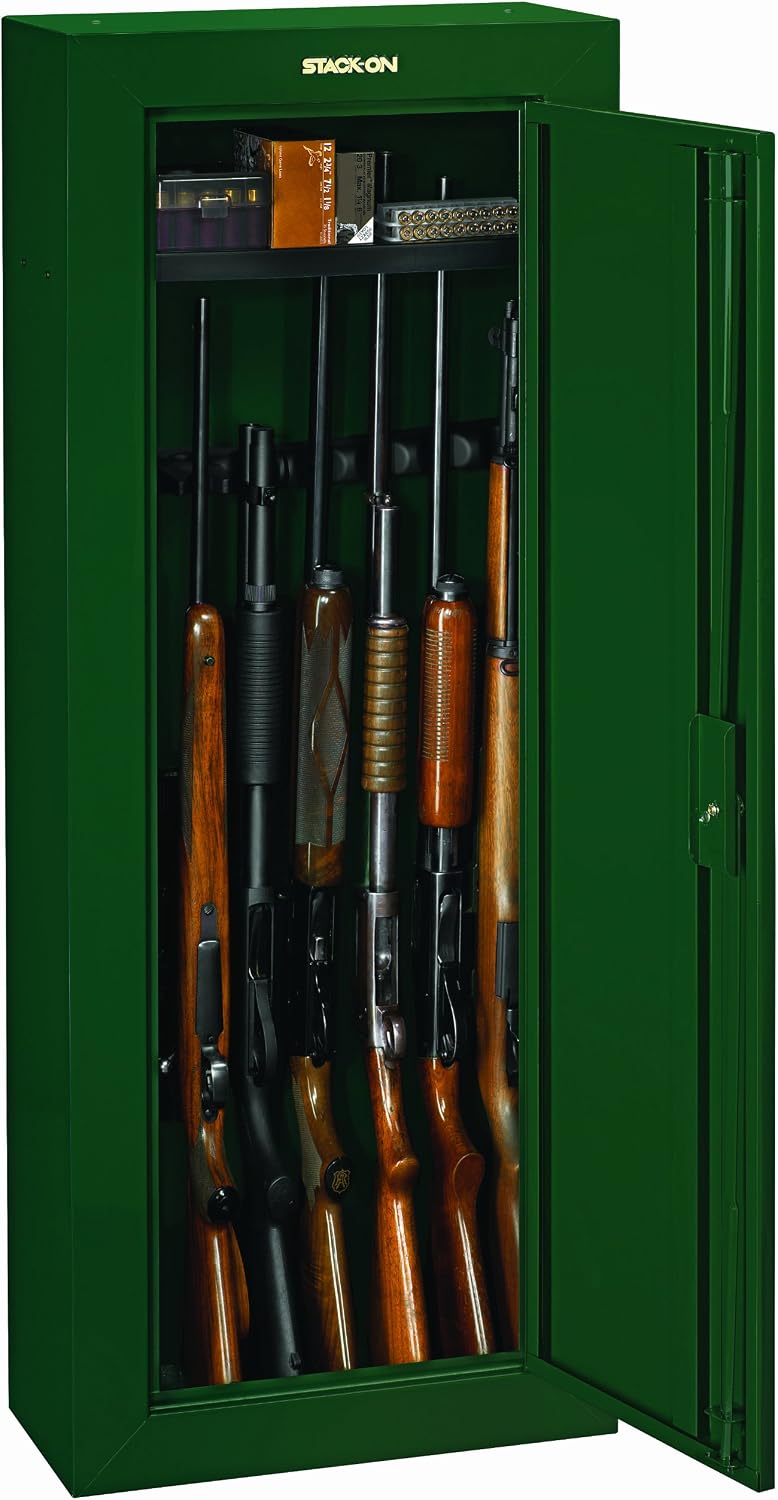 Stack-On GCG-908 Steel 8-Gun Security Cabinet, Green
