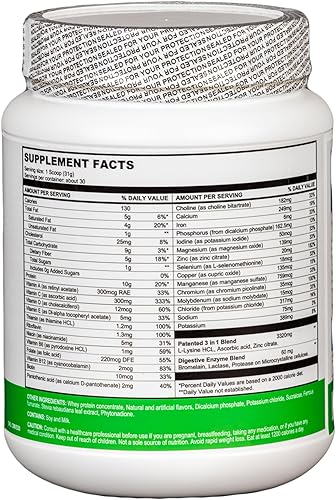 Miniatura 5 de Batido de pérdida de peso Habilitar  rico sabor a chocolate para un reemplazo de comida delicioso y nutritivo, 2 libras y 11 onzas