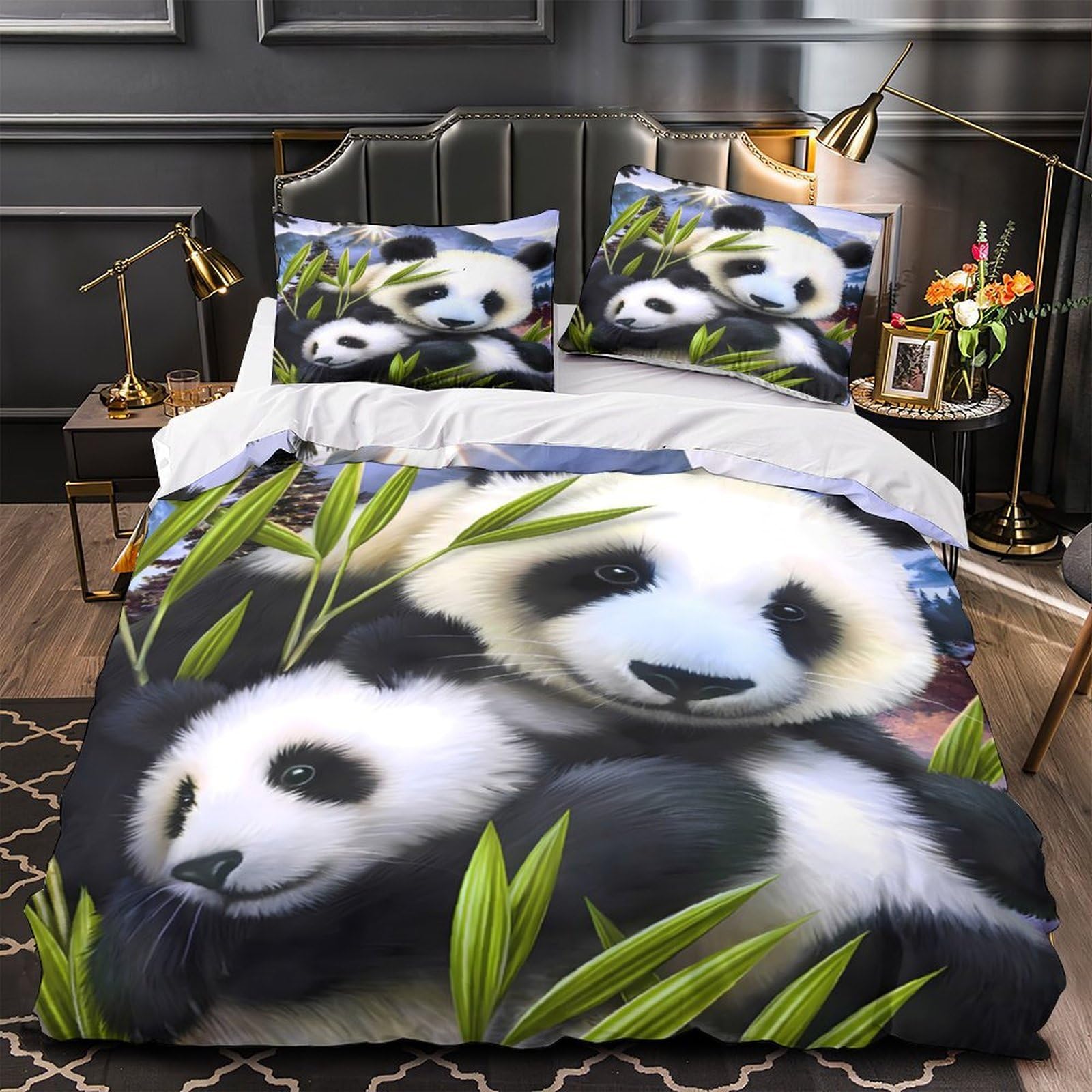 Housse de couette chatons 3D imprimé lit super king 260x220cm confortable
