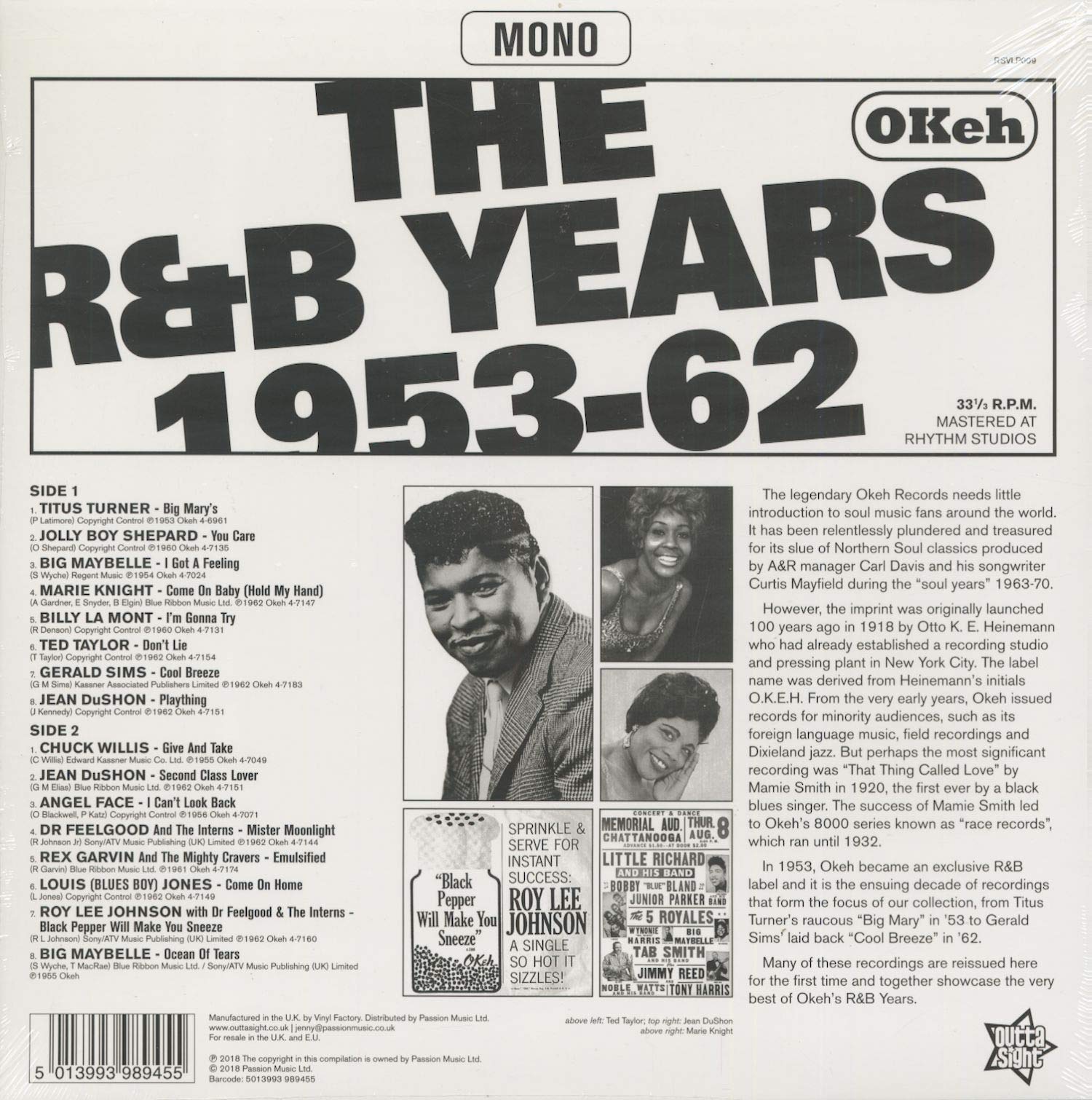OKEH - THE R&B YEARS..