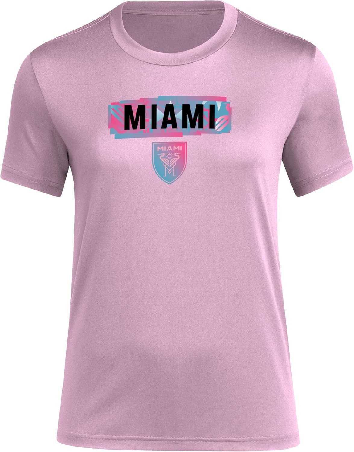 adidas Women's Inter Miami FC MLS Short Sleeve T-Shirt, White/Inter Miami, X-Large