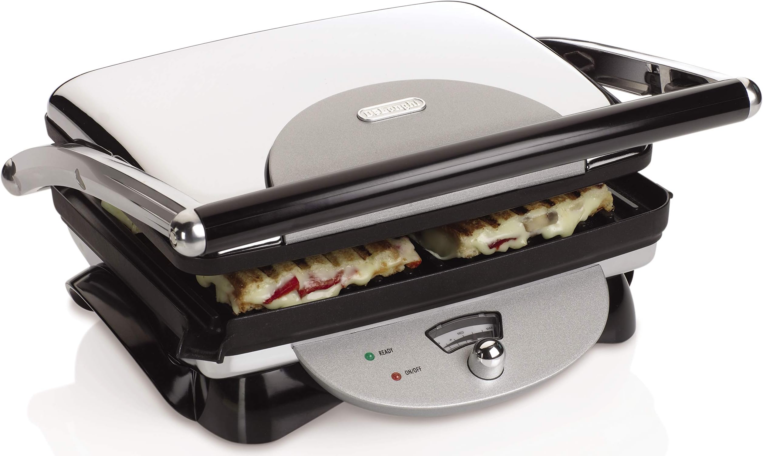 De'Longhi CGH800 Retro Contact Grill and Panini Press 14.8 Inch