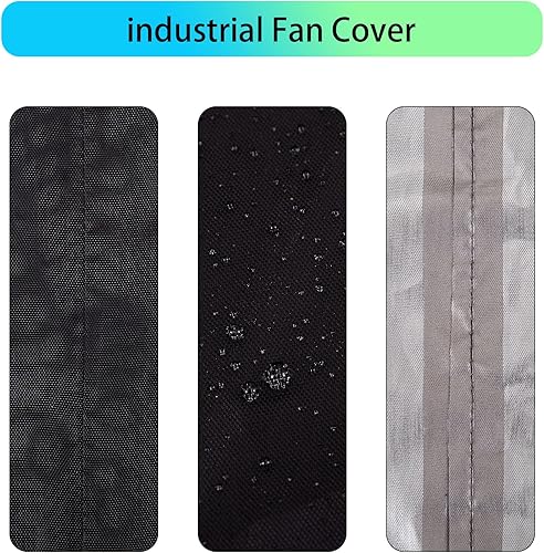 Miniatura 6 de Cubierta de ventilador de alta velocidad, cubierta de ventiladores industriales de metal resistente, cubierta de ventilador de montaje en pared para