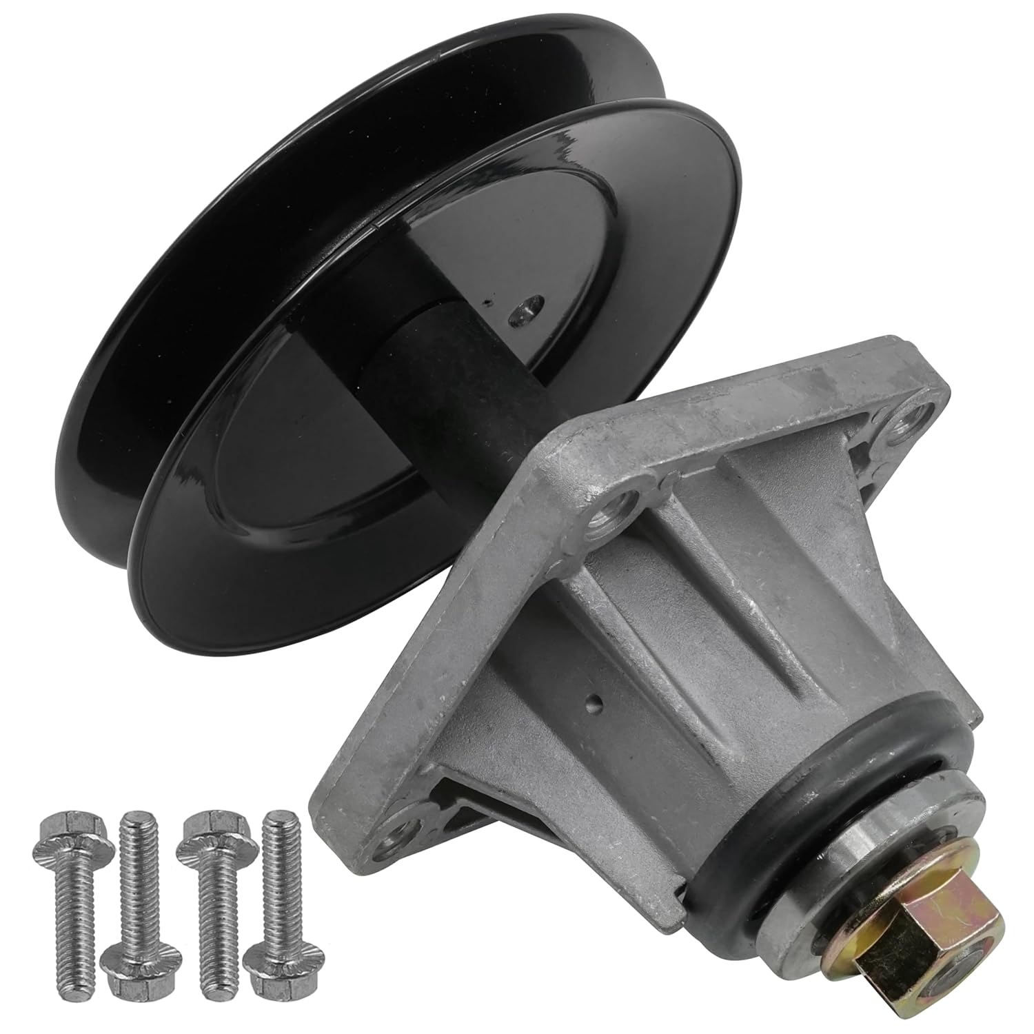 Caltric Spindle Assembly with Bolt Compatible with MTD Compatible with Cub Cadet 618-0660 918-0660 618-0660A 918-0660A