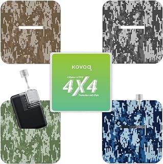Tandem Mobi Adhesive Sleeve, 16 Pack Overpatch Waterproof Pockets for Tandem Mobi Insulin Pump, Breathable Latex-Free and Hypoallergenic, 10+ Days Secure Hold with Case (Camo)
