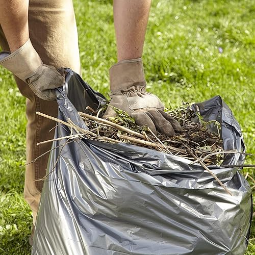 Miniatura 3 de Hefty SteelSak - Bolsas de basura grandes resistentes, color gris, sin perfume, 39 galones, 30 unidades