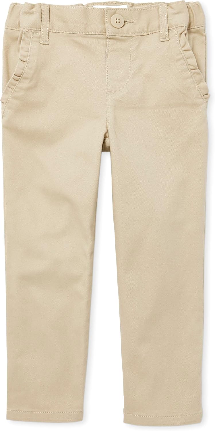The Children's Place Baby Girls' and Toddler Skinny Chino Pants