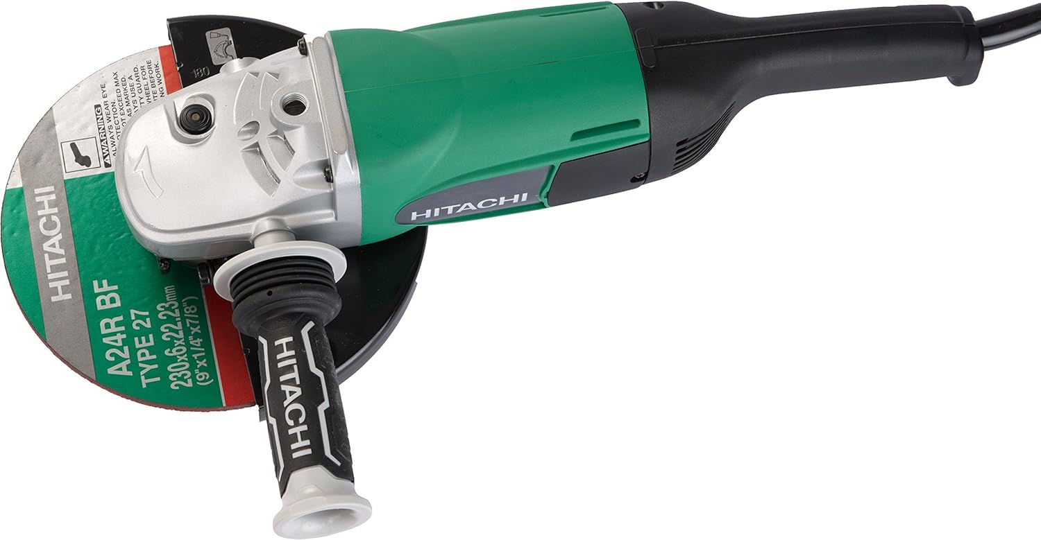 Hitachi G23SC3 9 inch 2300Watt Large Angle Grinder (Green) Amazon.in