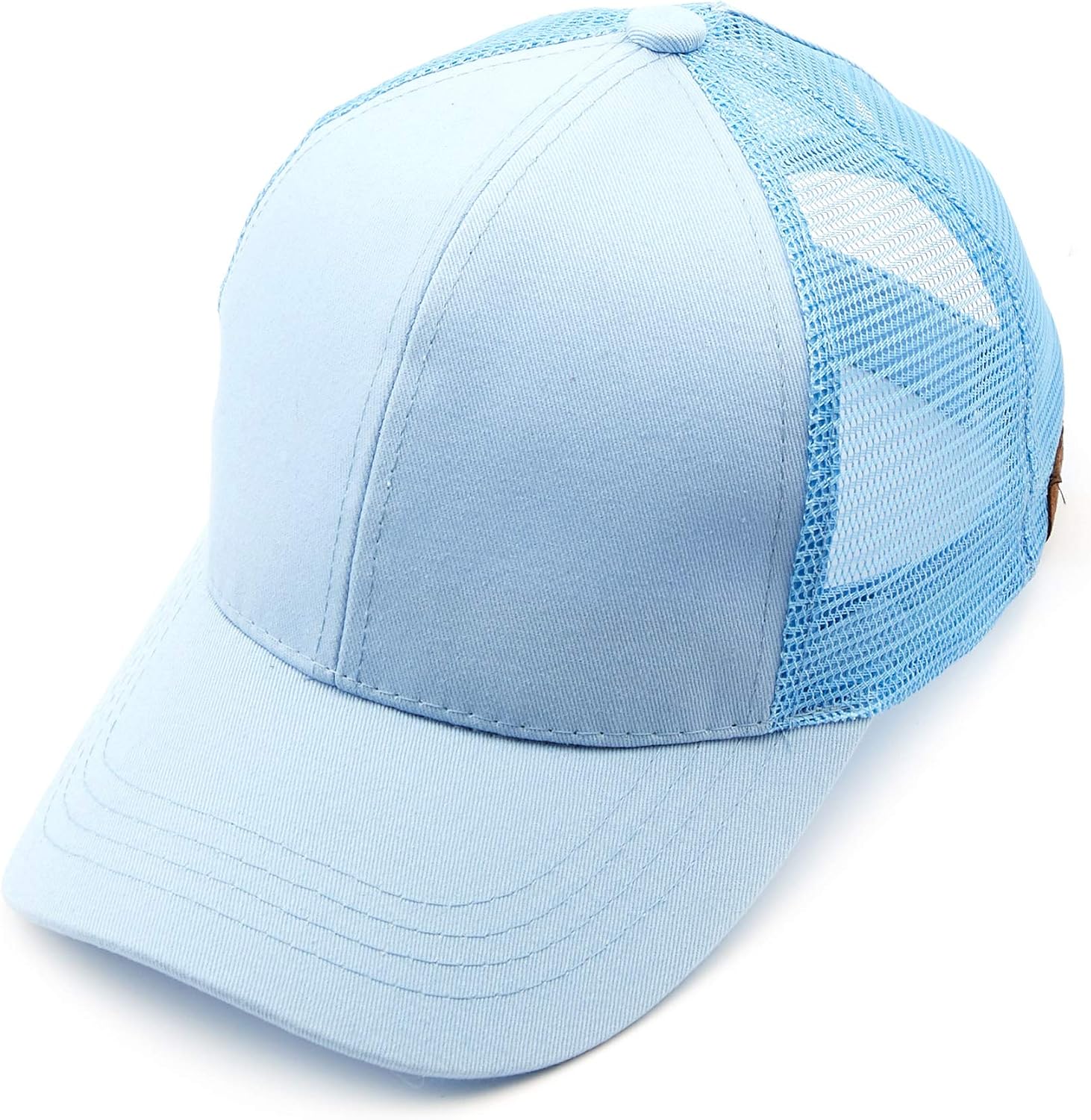 C.C Hatsandscarf ポニーテールキャップ 乱雑なバンズ トラッカープレーン 野球帽 (BT 6), ホットピンク, 並行輸入品