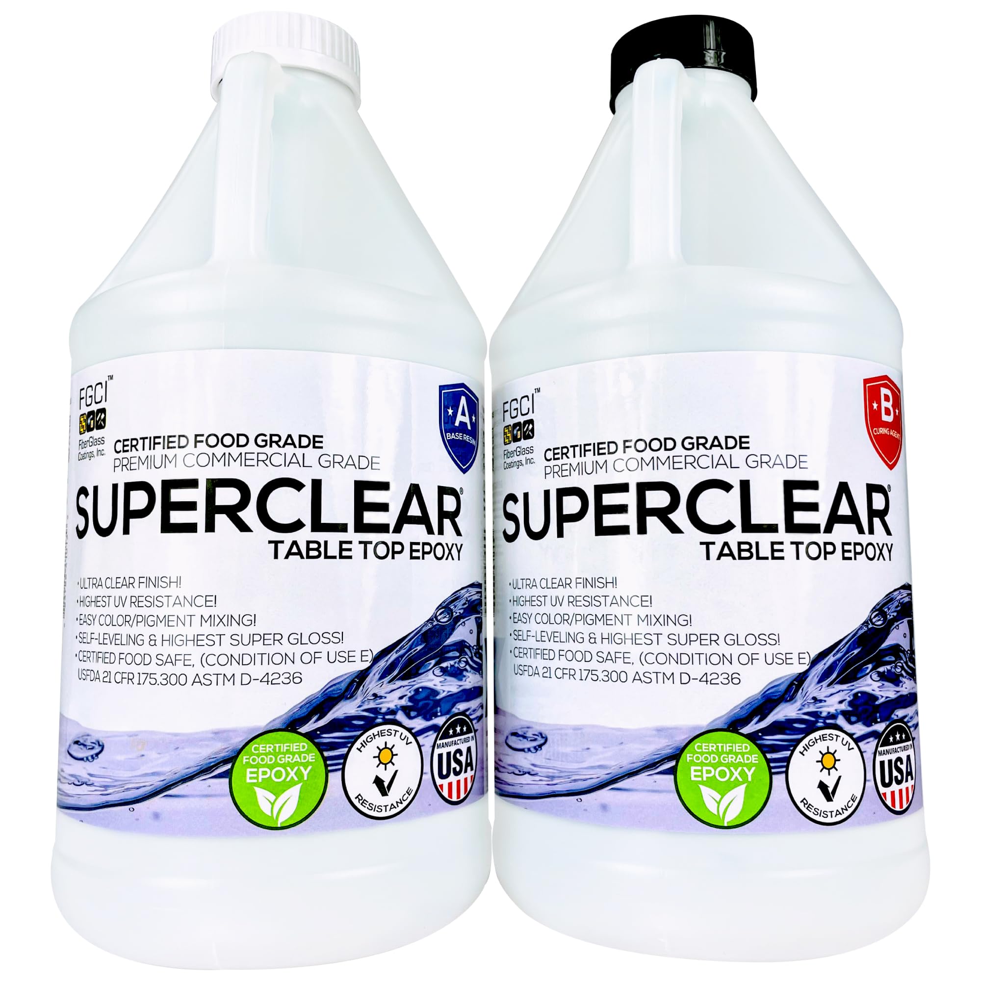 Buy Superclear Table Top Epoxy Resin, 1 Gallon Epoxy Kit Certified