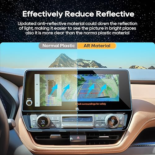 Vista 75 de LFOTPP Protector de pantalla F150 para 2015-2021 2022 2023 F*ord F 150 F150 F250 F350 F450 sync2 sync3 Coupé Hatchback 8 pulgadas navegación vidrio