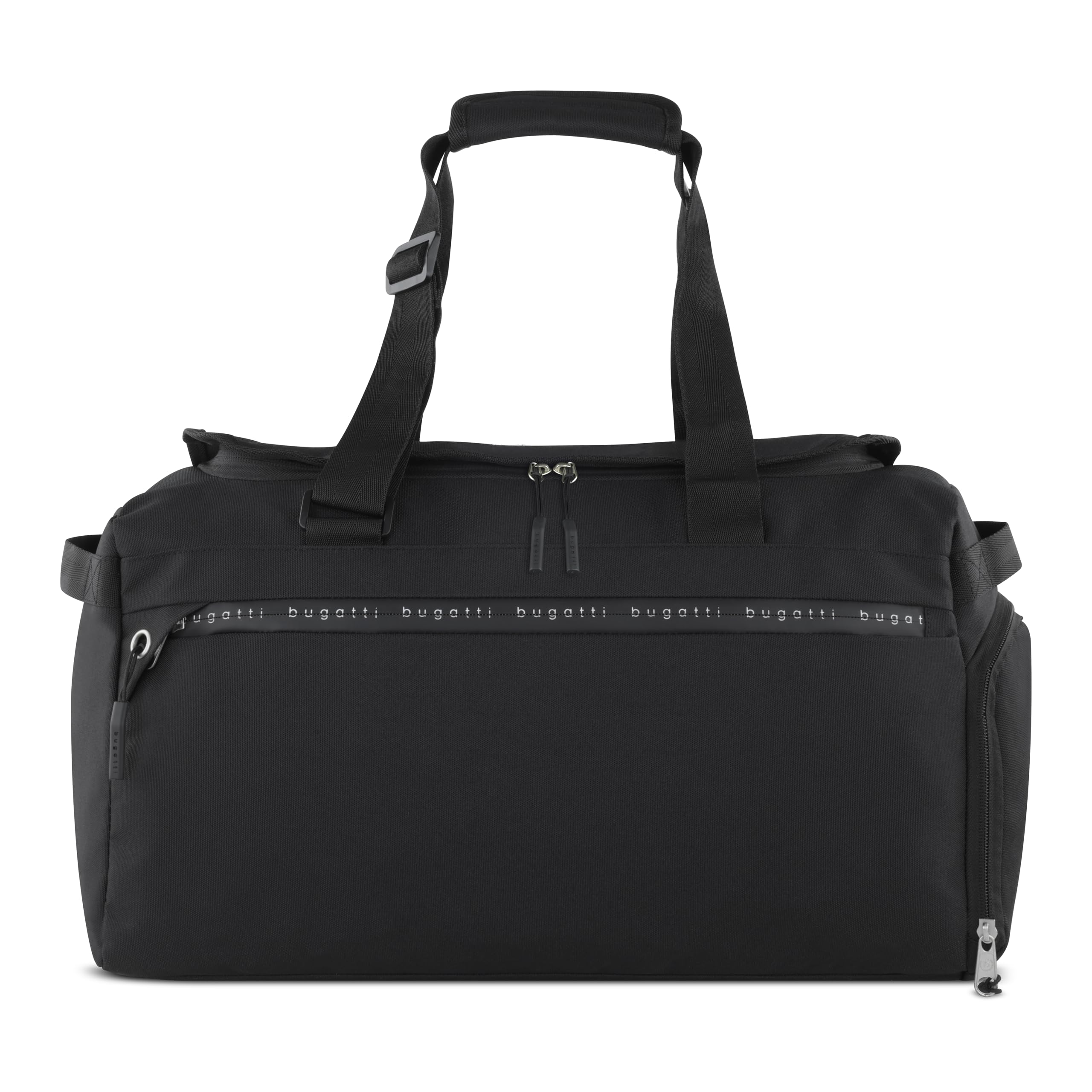 bugatti Passion “Pure” Sport- und Reisetasche 30L, Weekender aus recyceltem PET in schwarz