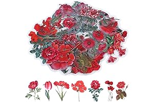 Vintage Rose Stickers for Scrapbooking