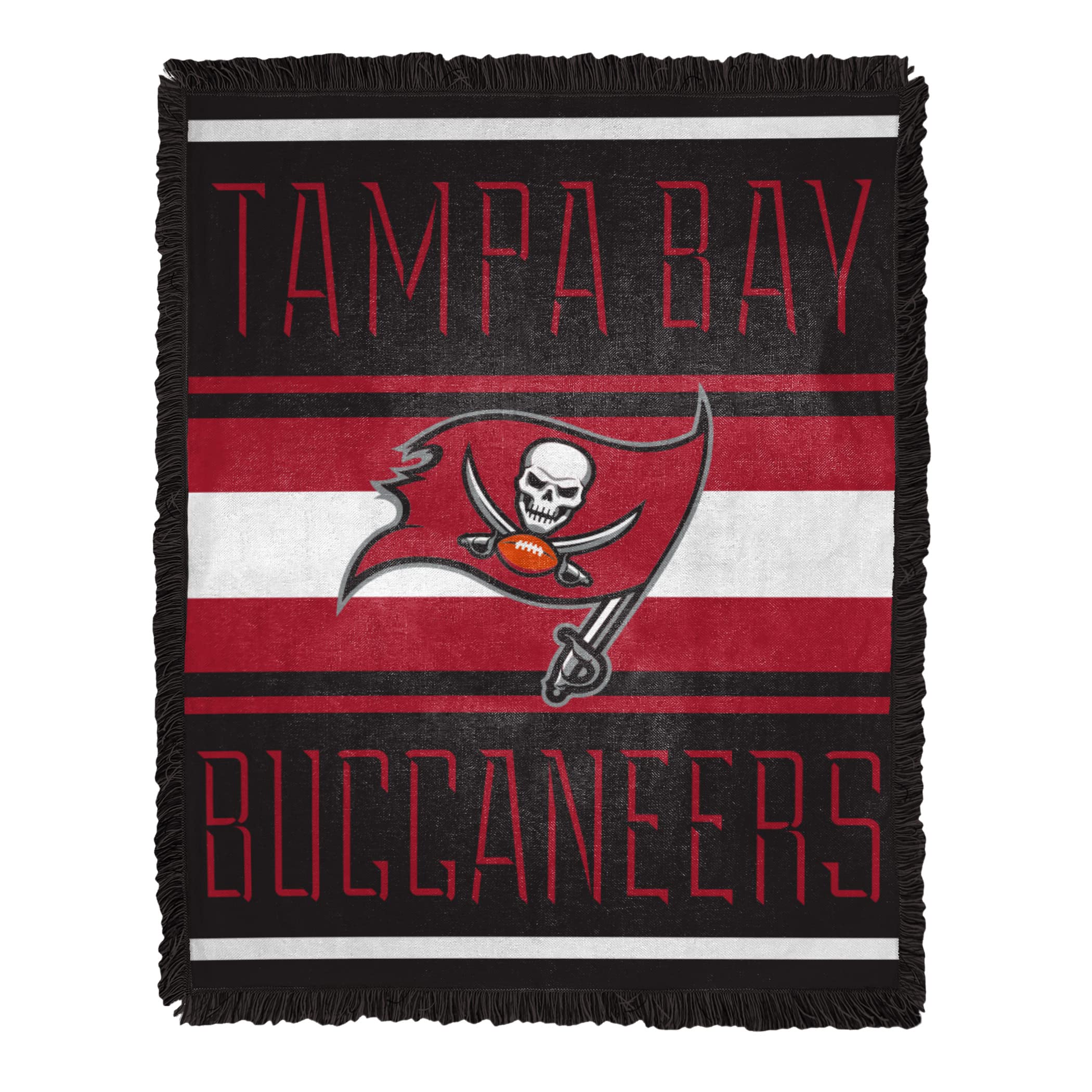 Amazon.com: Northwest NFL Tampa Bay Buccaneers Nose Tackle Woven Jacquard  Throw 46 W x 60 L Blanket : Sports u0026 Outdoors