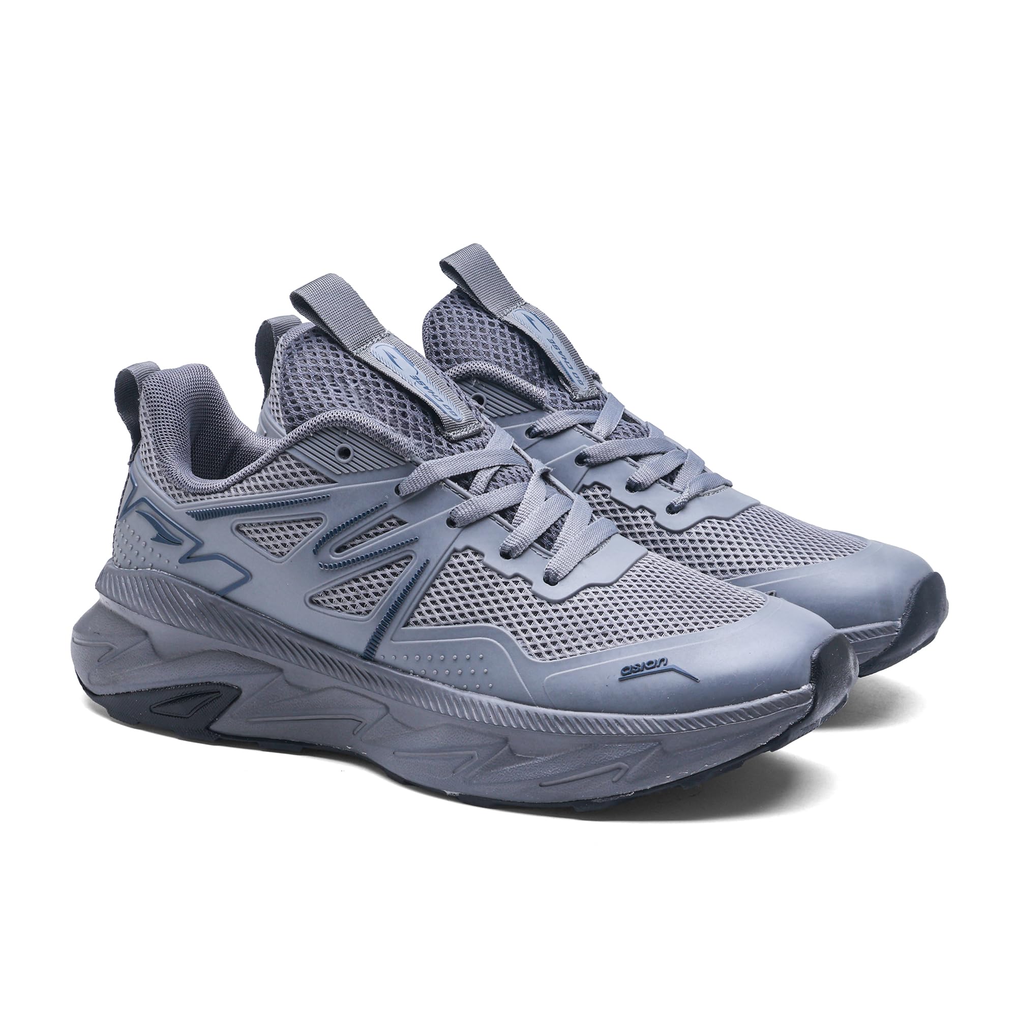 asian Quantum-24 Men’s Running Shoes | KPU & Breathable Knit Upper, Energy Return Sole, Memory Foam Cushioning, High Grip Traction, Stylish Lightweight Sneakers-picture-25