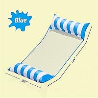 Vista 3 de Pool Floats for Adults Multi-Purpose Hammock Pool Float Saddle, Lounge Chair, Hammock, Drifter - Water Hammock for Adults in Swimming Pools