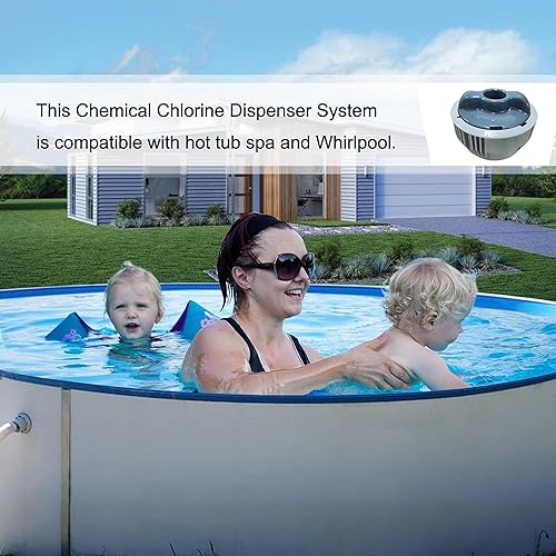 Miniatura 7 de P05345 P03821 Sistema dispensador de cloro químico, dispensador químico compatible con Coleman Saluspa para bañera de hidromasaje spa y hidromasaje
