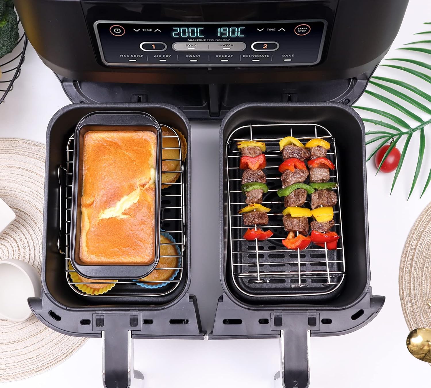 Lamapee Accessori per friggitrice ad aria per friggitrice ad aria a doppia zona Ninja AF300UK Lamapee Accessori per friggitrice ad aria per friggitrice ad aria a doppia zona Ninja AF300UK