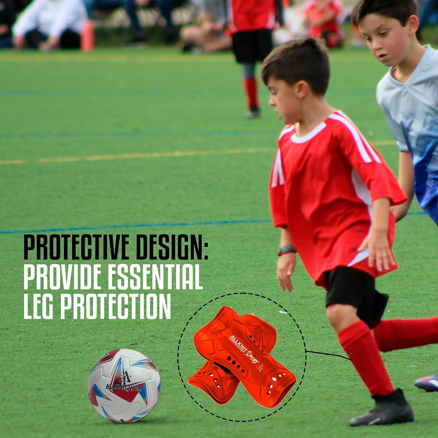 Soccer Shin Guards for Adult Men and Women Breathable Yellow Football Shin Pads with EVA Cushion Protective Gear for Games Training image 4