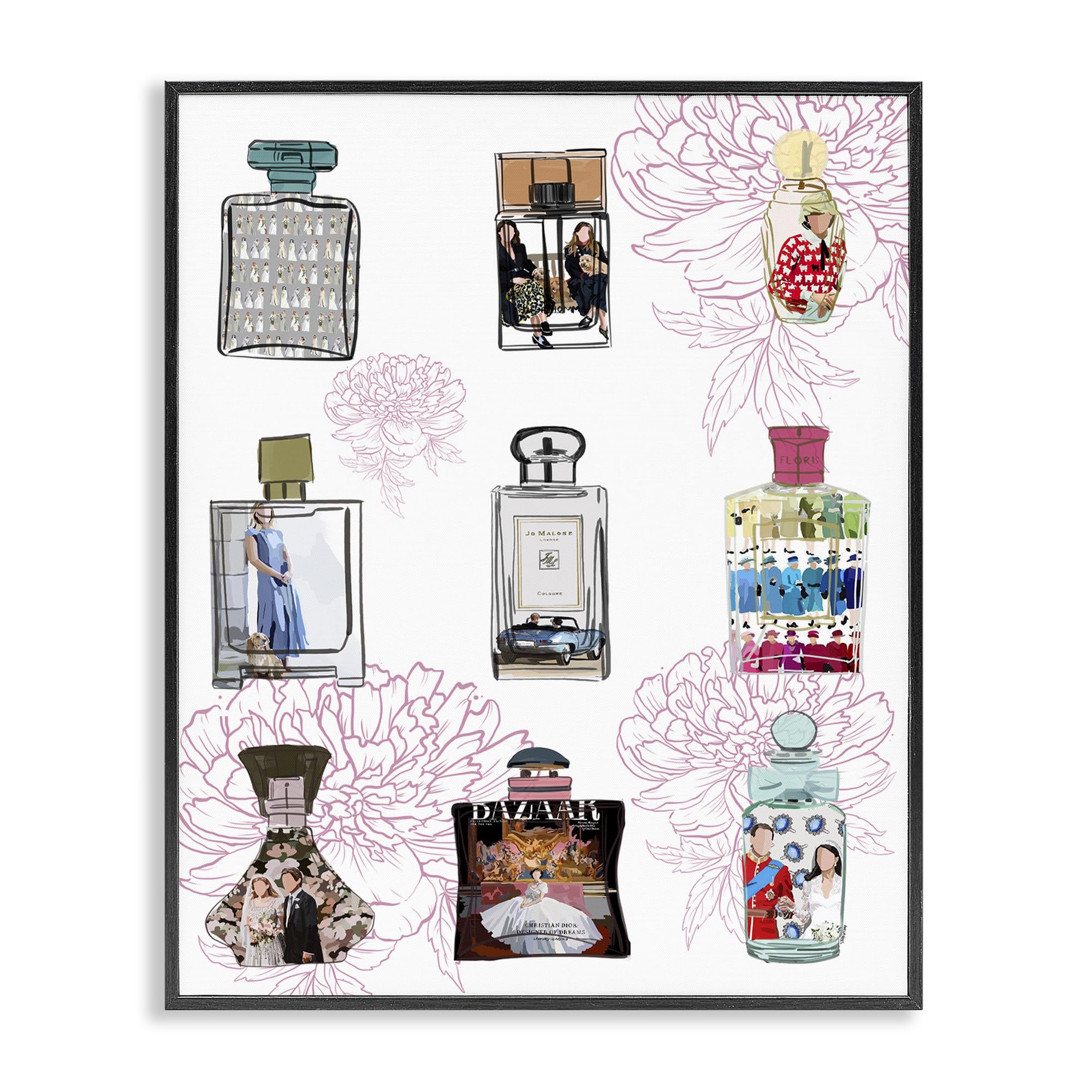 'Polished Perfume Stylish Luxury Fashion'| Framed Giclee Art