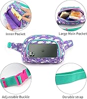 Vista 3 de Riñonera para niños, bolso de viaje para niñas