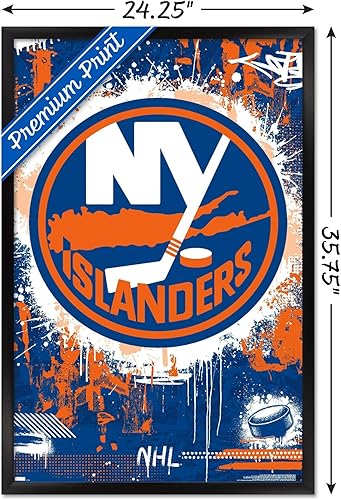 Miniatura 3 de Trends International NHL New York Islanders - Póster de pared con logotipo Maximalist 23