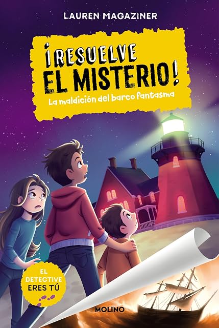 Portada de ¡Resuelve el misterio! n.º 5: La maldición del barco fantasma