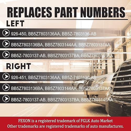 Miniatura 3 de Kit de moldura de pilar A para parabrisas izquierdo del conductor derecho del lado del pasajero compatible con Ford Explorer 2011-2019, reemplaza