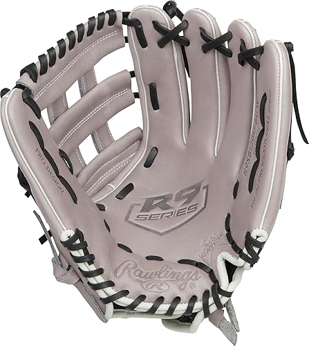 Miniatura 8 de Rawlings guantes de softball de 13.0in de Fastpitch de la serie DVD-R9, R9SB130-6DB