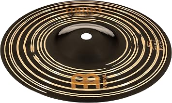 Meinl Cymbals Classics Custom Dark Splash Cymbal 8 inch (Video) for Drum Set (20,32cm) B12 Bronze, Dark Finish, Made in Germany (CC8DAS)