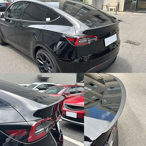 Miniatura 6 de Compatible con alerón trasero Tesla modelo Y 2020-2023 2024 Tesla Modelo Y borde trasero del maletero, aspecto deportivo, accesorios Tesla Model Y