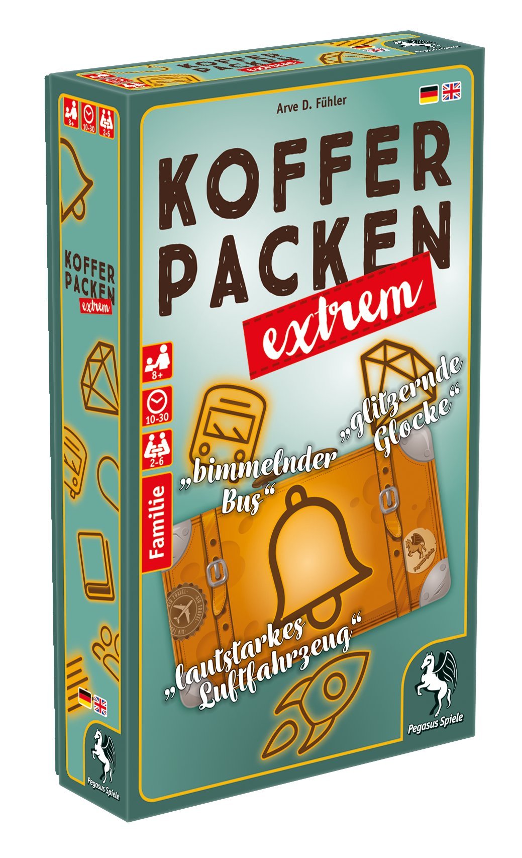 Pegasus Spiele 20024G - Kofferpacken extrem
