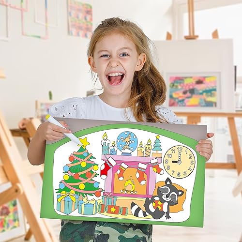 Miniatura 25 de Rollo de papel de dibujo para colorear adhesivo sin ensuciar, divertida actividad terapéutica relajante para niños pequeños, niños y adultos