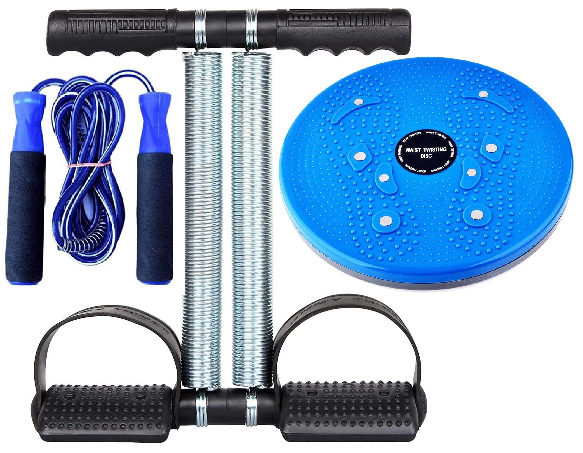 Tummy Trimmer and Twister and Skipping Rope (3 IN1 Combo) Abs Exercise Equipment Core Abdominal Weight Loss Burn Off Calories Stretching Warm Up Body Abs Workout Exercise Equipment Home Gym (B09JYPB8T6) Amazon Price History, Amazon Price Tracker